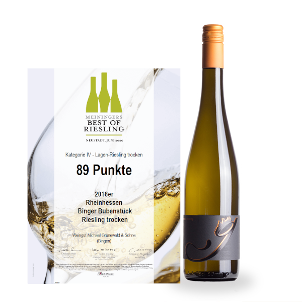 2018er Riesling trocken Binger Bubenstück