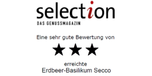 Urkunde Erdbeer Basilikum Secco